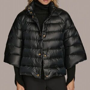 Donna Karan Puffer Cape - Small